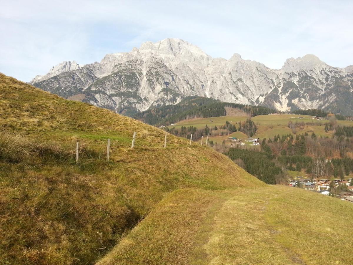Ferienwohnung Schwarzbach Leogang Buitenkant foto